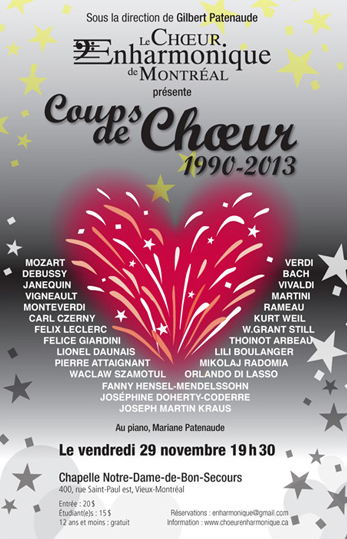 Coups de choeur 1990-2013